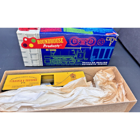 Roundhouse HO Gauge 36' Box Car Virginia & Truckee Nevada Railway w/Original box - Picture 14 of 16